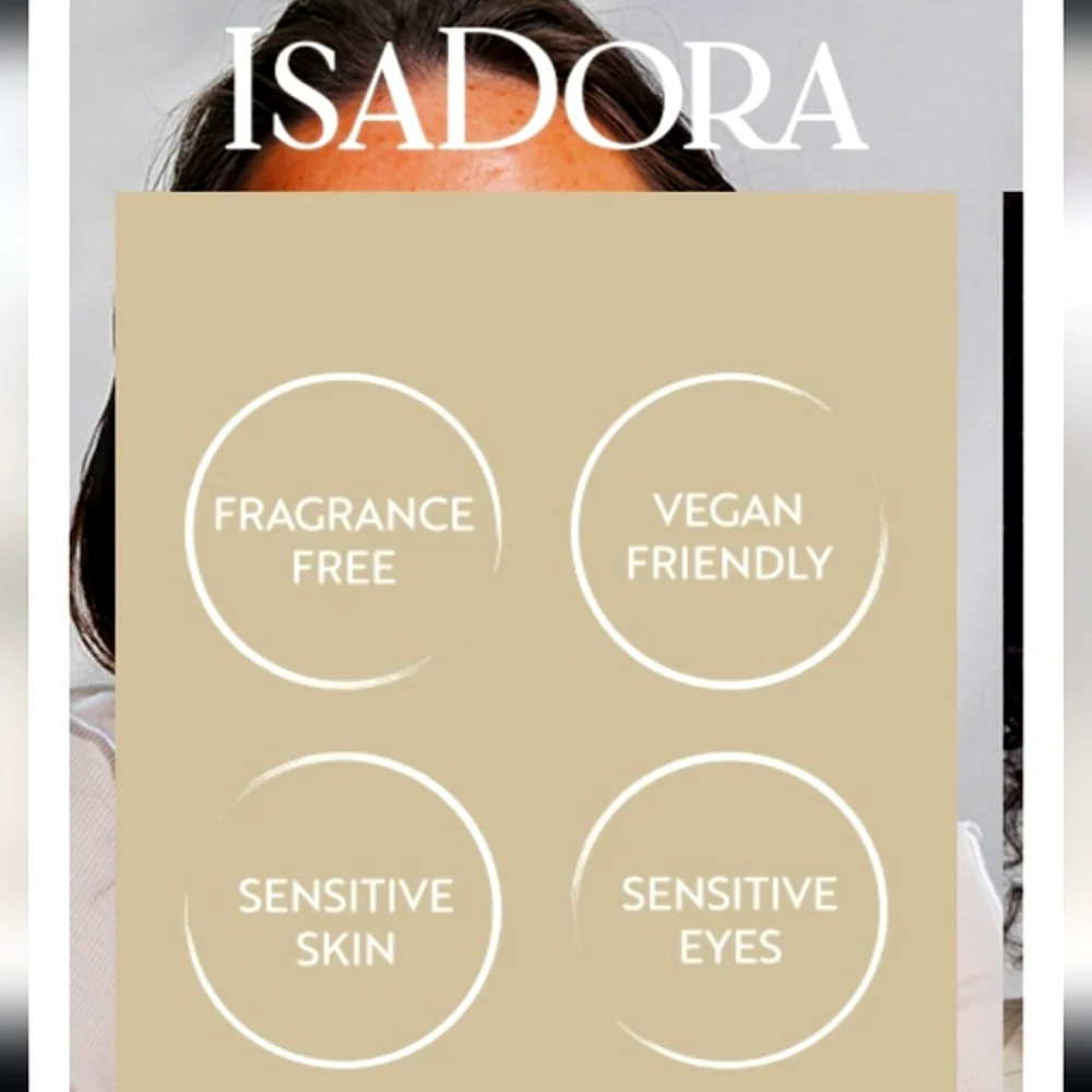 NEW IsaDora Eye Shadow Quartet - 39 Golden Petals - For Sensitive Eyes